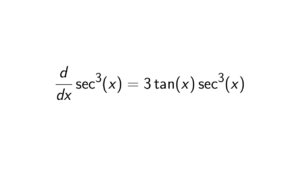 Read more about the article Derivative of sec^3(x)